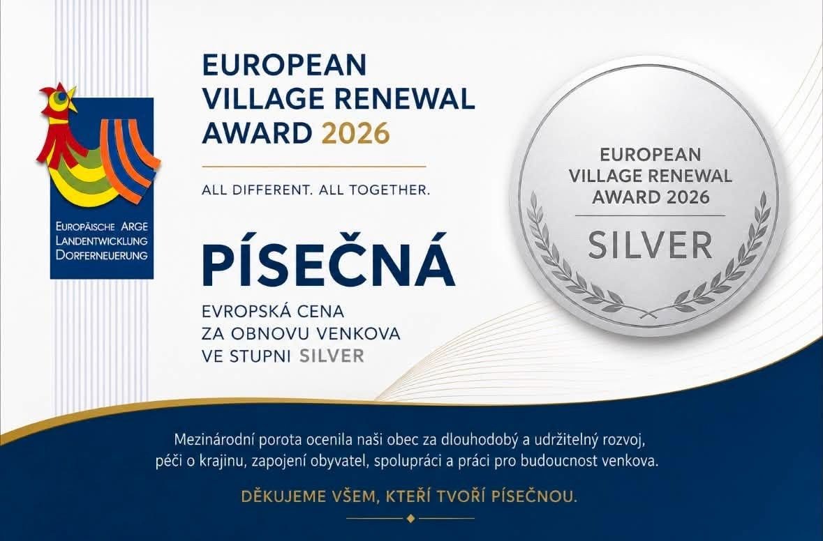 European Village Renewal Award 2026, Silver, Písečná